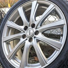 スタッドレスタイヤ4本セット 215/45R17 ホイール付き 7J PCD100 YOKOHAMA iG50PLUS 2017年 夏タイヤにも！