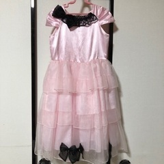 【まもなく処分します】130サイズ　ピンクのドレス