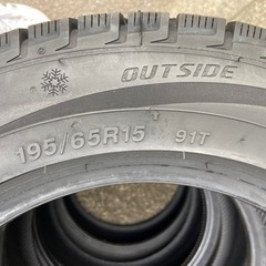 新品未使用　スタッドレスタイヤ　195/65 R15 