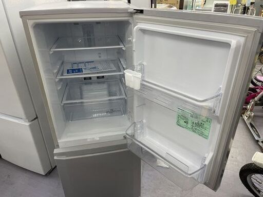 三菱電機ノンフロン冷蔵庫 MR-P15E-S1 146L 2020年製 2ドア冷蔵庫 146L 2020年製 三菱 MR-P15E-S1 シルバー 100Lクラス