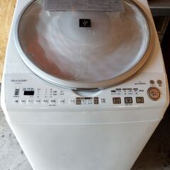 シャープ 洗濯8.0kg/乾燥4.0kg洗濯乾燥機 ｢Ａｇ＋イオ...