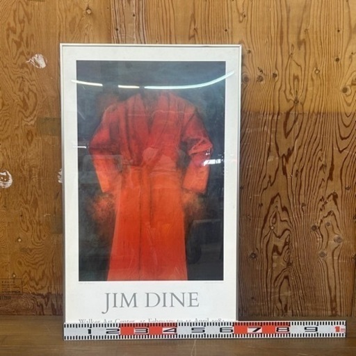 d1008506 Jim Dine ジムダイン Print CARDINAL 1976 ポスター 油彩画 水彩画 版画 洋画 水墨画 アート 美術品 芸術品 名画 現状品 中古品