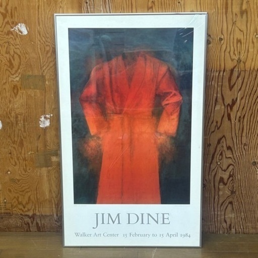 d1008506 Jim Dine ジムダイン Print CARDINAL 1976 ポスター 油彩画 水彩画 版画 洋画 水墨画 アート 美術品 芸術品 名画 現状品 中古品