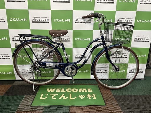 【成約済】【前後タイヤ新品‼︎/6段ギア付/オートライト/26インチ/ファミリー自転車】【No.21】