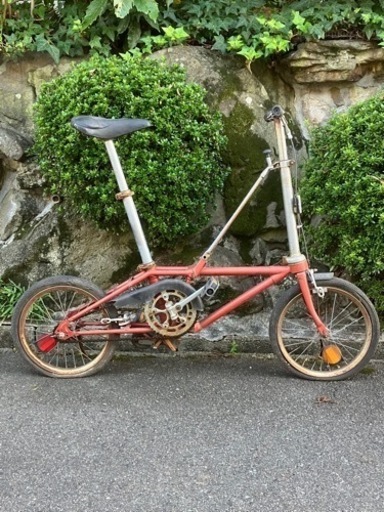 自転車店から出品/折り畳み16インチ/DAHON/貴重な初期型です/錆びていますが非常に良い状態/レストアベースです