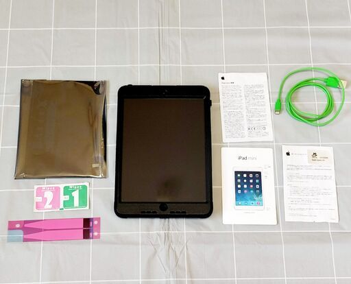 【中古】Apple iPad mini2 Wi-Fiモデル 交換用互換バッテリー ケース付き