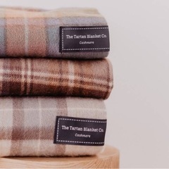The Tartan Blanket Co. 高級ブランケット毛...