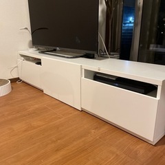 IKEA テレビ台 ベストー ホワイト