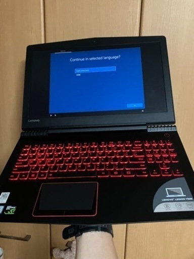 Lenovo Legion Y520-15IKBN搭載 ゲーミングノートpc  Core i7-7700HQ 2.80GHz/16GB/SSD128GB/HDD/GTX 1050Ti/Windows 10Home 64Bit