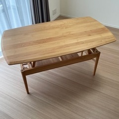 MOMO NATURAL（モモナチュラル）昇降式 テーブル