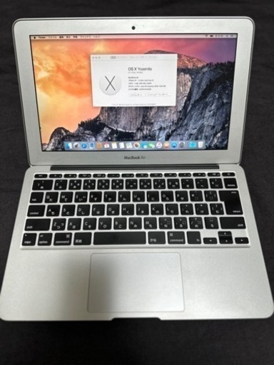 [本日限定]MacBook Air2014年モデル　128GB 11センチ　アップル純正ワイヤレスマウス付き　修理記録無