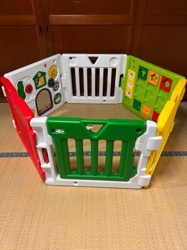 【値下げ美品】はらぺこあおむし　ベビーサークル　日本育児