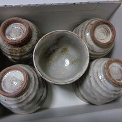 陶器の湯呑10個　Ｂ品