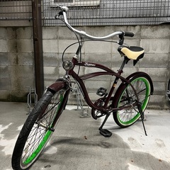 【美品】自転車 ビーチクルーザー