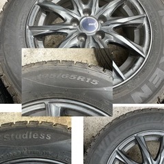 残山多 スタッドレス タイヤ 15インチ  ホイール付き 195/65R15 NEXEN
