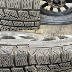 残山多 スタッドレス タイヤ 15インチ  ホイール付き 195/65R15 NEXEN