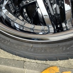 265/35R22 ハリアー80 ツライチ使用 確認2
