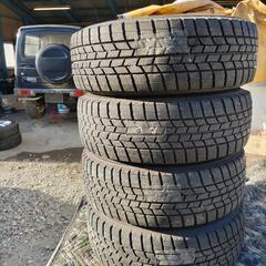[お取引中]ロクサーニ アルミホイール＋グットイヤーアイスナビ6スタッドレスタイヤ 4本セット