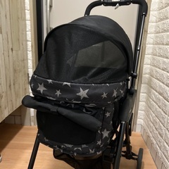 コムペット　ミリミリライトアルファEGロング　スターブラック　ペットカート