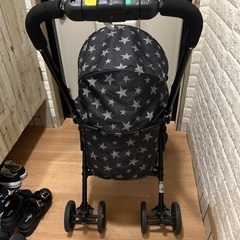 コムペット　ミリミリライトアルファEGロング　スターブラック　ペットカート