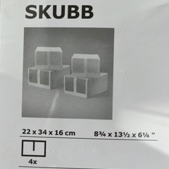 【ネット決済】SKUBB スクッブ　IKEA シューズボックス