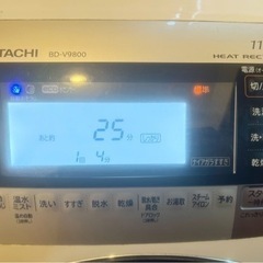 洗濯乾燥機　ドラム式　TOSHIBA ＢＤ-V9800  10月15日に引き取り希望です。 洗濯乾燥機 ドラム式 TOSHIBA BD-V9800 10月15日に引き取り希望です。