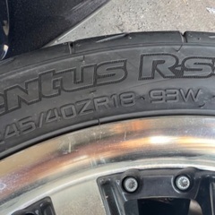 18インチ アルミ 4本セット バリ溝