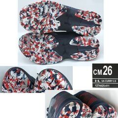 使用感少なめ スニーカー 26cm アンダー アーマー カリー 2.5