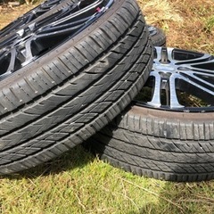 軽自動車　17インチ　アルミホイール+タイヤ