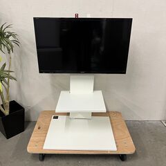 テレビ ４台セット RTTV-9330(ABR/BK4) 突っ張り壁面テレビラック ～70型対応 1個 YAMAZEN