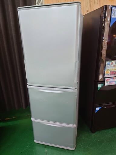 【愛品倶楽部柏店】シャープ　2021年製　350L 3ドア冷凍冷蔵庫　SJ-W354H-S