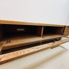  定価74800円 新古品 天然木 Easy Life SLAT テレビボード イージーライフ テレビ台 ナラ材 オイルフィニッシュ 関家具