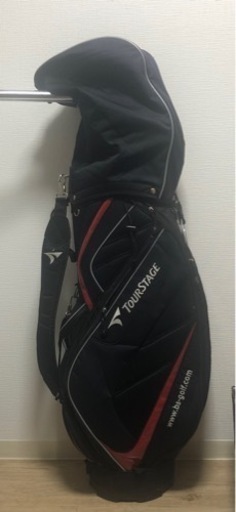 TOUR STAGE キャディバック、アイアンセット他