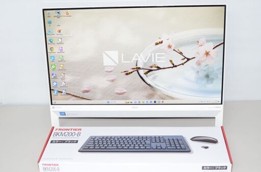 中古良品 一体型パソコン Windows11+office NEC DA370/K Celeron-3865U/新品爆速SSD512GB/メモリ8GB/23.8インチ/無線/DVDマルチ/テレビ機能