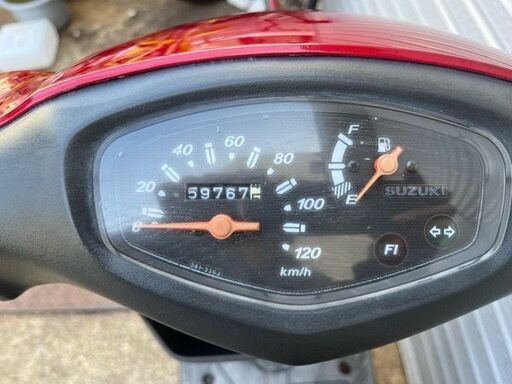 スズキ アドレスV125 2009年式 CF4EA エンジン始動・灯火類OK！