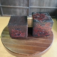 鎌倉彫り箱