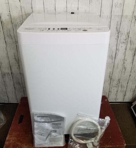 日本初の Hisense 5.5キロ 洗濯機 2021年製品 HW-E5503 洗濯機