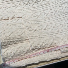 アラン風ニット生地　まとめ売り　6m以上