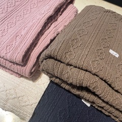 アラン風ニット生地　まとめ売り　6m以上