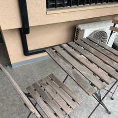 【無料】ガーデンテーブル&チェア（IKEA/テルノー）