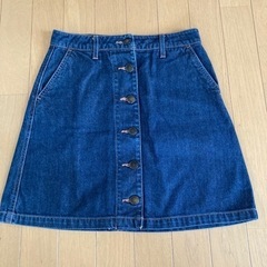 お値下げ☆美品 LOWRYSFARM デニムミニスカート