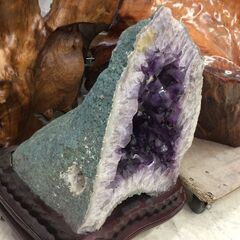 アメジスト台座付き｜置物