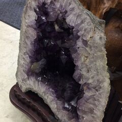 アメジスト台座付き｜置物