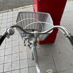 11/26 値下げ👨‍🦳久しぶりの入荷👨‍🦳BRIDGESTONE 18インチ大人用三輪車 ブリジストン👨‍🦳 ワゴン 自転車 シルバー👨‍🦳744