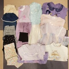 女の子秋冬服120＆130サイズ 13点まとめ売り