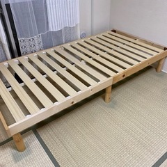 すのこシングルベッド