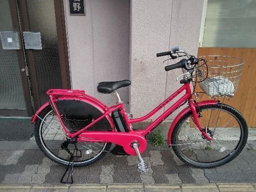 [BRIDGESTONE] HYDEE.B(ハイディビー)26吋 電動アシスト自転車 8.9Ahバッテリー+充電器(アクティブレッド)