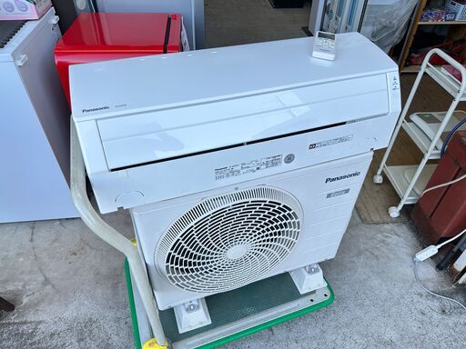 【動作保証あり】Panasonic 2018年 2.2kw 6畳用 冷暖房ルームエアコン CS-227CF【管理KR415】