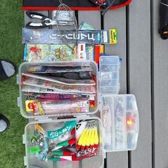 お話し中　釣り引退　釣具一式