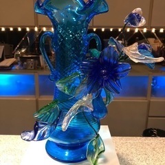 花瓶  琉球ガラス
